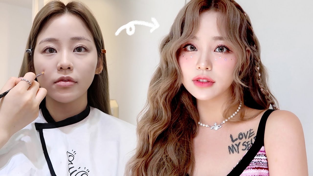 아이즈원 장원영 담당쌤한테 아이돌 메이크업 받아봤어요✨