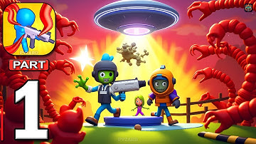 Alien Defence - Save Area51 - Gameplay Walkthrough Part 1 - Zombie Defense Survival (Android, iOS)