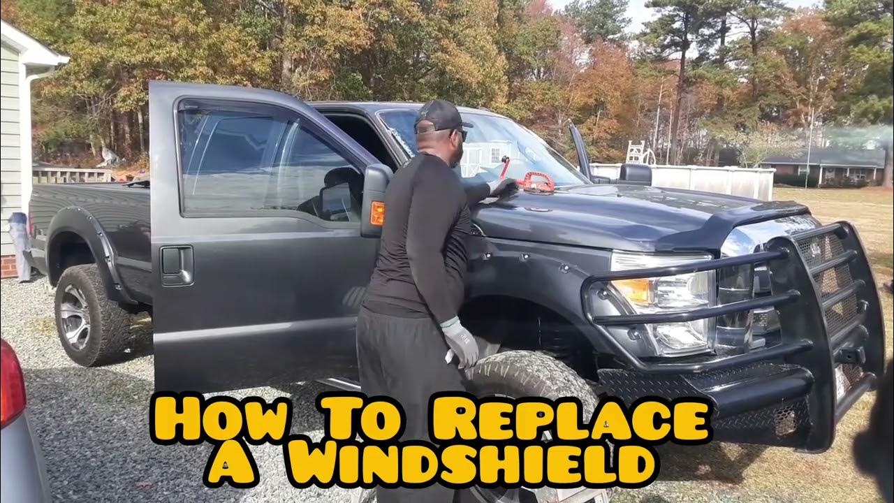 2016 Ford F350 Windshield Replacement - YouTube