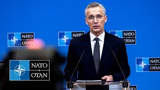 NATO Secretary General pre-ministerial press conference at Defence Ministers Meeting, 14 FEB 2024