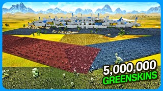 5,000,000 Greenskins vs Humanity ARMY - Ultimate Epic Battle Simulator 2 UEBS 2 (4K)