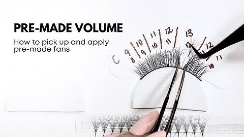 🔥PRE-MADE FANS 🔥HOW TO PICK UP AND APPLY VOLUME LASH FANS / LASHING 101 / BEGINNER TUTORIAL