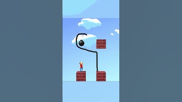 One Line Game Level 9 win - Protect the Man from Danger! 💥🎮 #shorts