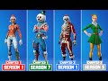 Evolution of Fortnite Christmas Skins! (Chapter 1 Season 1 - Chapter 2 Season 5)