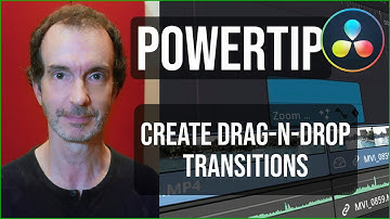 Create Drag-and-Drop Transitions — DaVinci Resolve PowerTip
