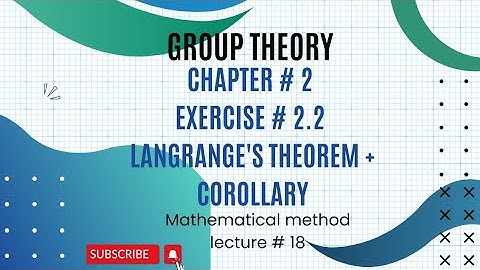 Ch# 2 |Exercise # 2.2|Langrange