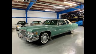 1975 Cadillac Coupe de’Ville - 26K Original Miles! For sale at www.bluelineclassics.com