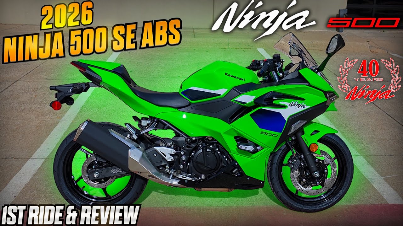 Kawasaki Ninja 500 SE-ABS 2026 года: первая поездка и обзор | Худший кошмар Honda CBR 500