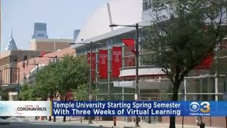 Temple University Shifting To Online Classes To Start Spring Semester