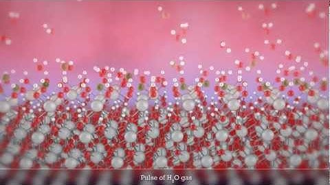 Animation of atomic layer deposition of hafnium oxide