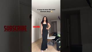 Amazon maxi dress Wearing the same bodycon maxi dress from Amazon in four ways!! How cool