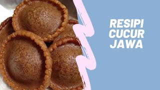 Resipi Cucur Jawa : Mudah, senang, ringkas & sedap