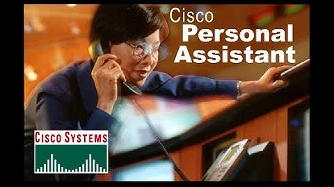 Cisco Personal Assistant product demo