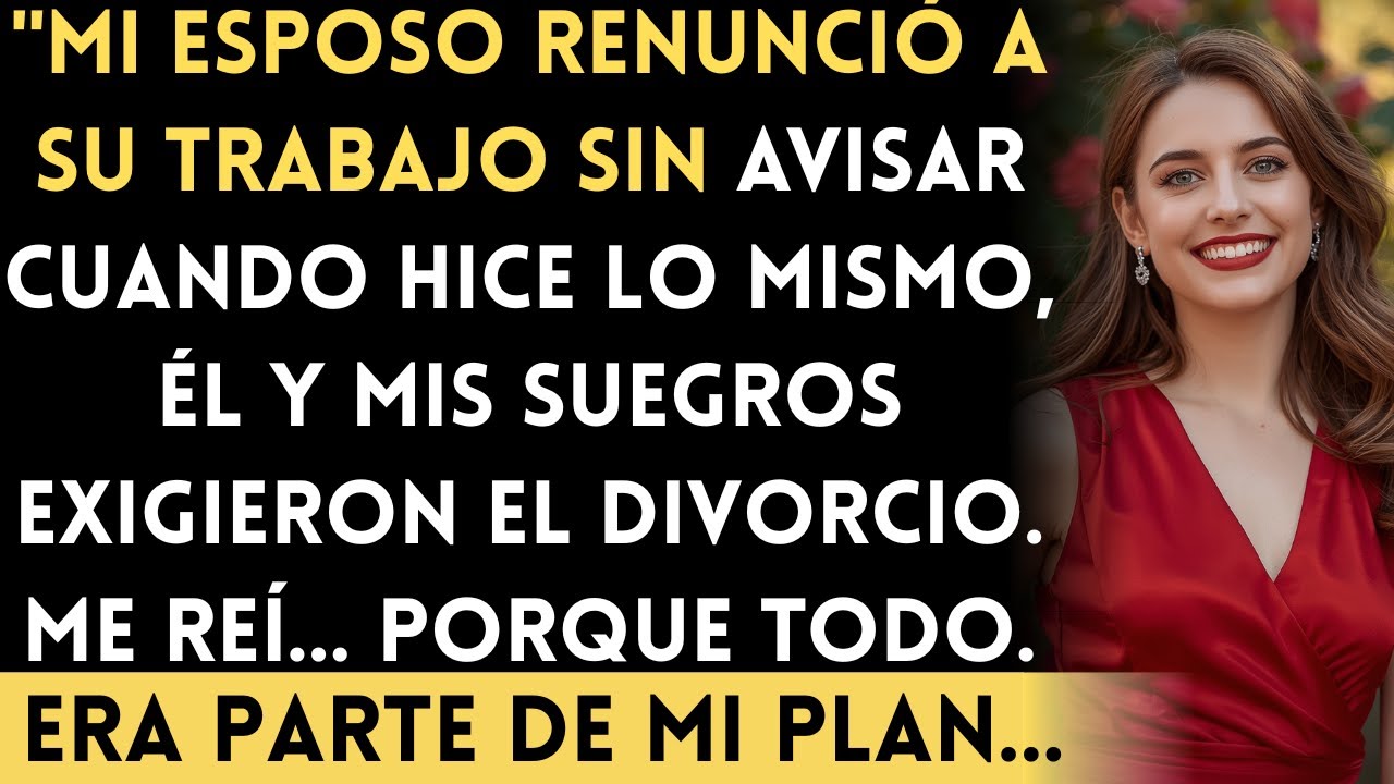 Mi esposo dejó su trabajo y vivió de mi dinero sin decir una palabra! Cuando yo también renuncié…