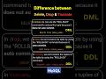 DIFFERENCE between Delete, Drop and Truncate commands in MySQL