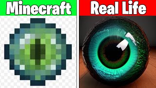 Realistic Minecraft | Real Life vs Minecraft | Realistic Slime, Water, Lava #469