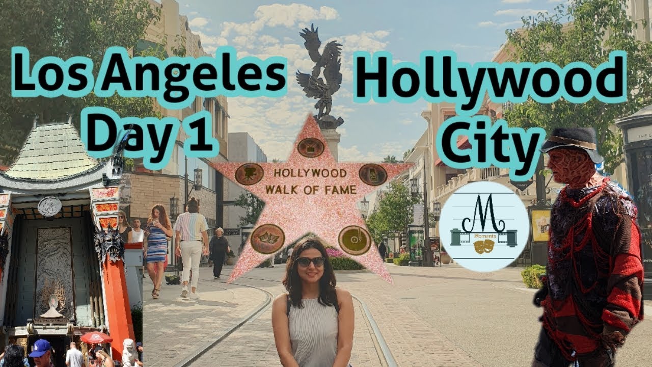 USA: Hollywood Walk of Fame || Los Angeles visiting places|| Day 1 ...