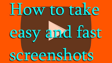 HOW to take EASY SCREENSHOTS in 10 Seconds!