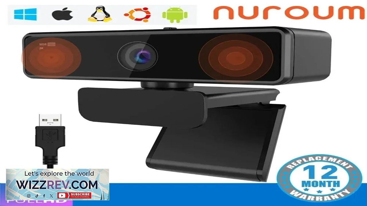 NUROUM V11 Webcam 1080p 60fps Mini Web Computer Camera Webcam For PC
