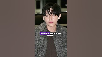 Taehyung krijgt enorme haat nadat hij zijn echte gezicht laat zien zonder make-up! 😭😭 #kpop #bts ...