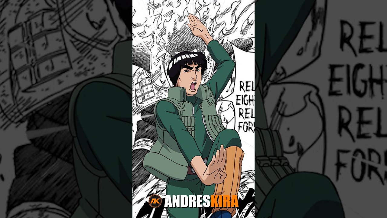 ¿SABÍAS QUE GUY ESTÁ INSPIRADO EN BRUCE LEE? #naruto #guy #MightGuy #LEE #brucelee #curiosidades