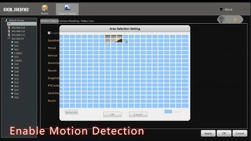 How to Setup Motion Detection Notification on your PC Software