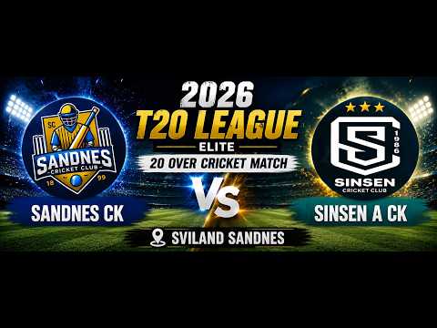 Sandnes vs Sinsen I #cricket #T20  | #Norway