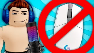 Играю Без МЫШКИ в Roblox!!!