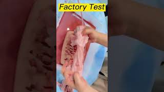 Thigh Laceration Wound Packing Simulator Factory Test #woundcare #factoryshorts
