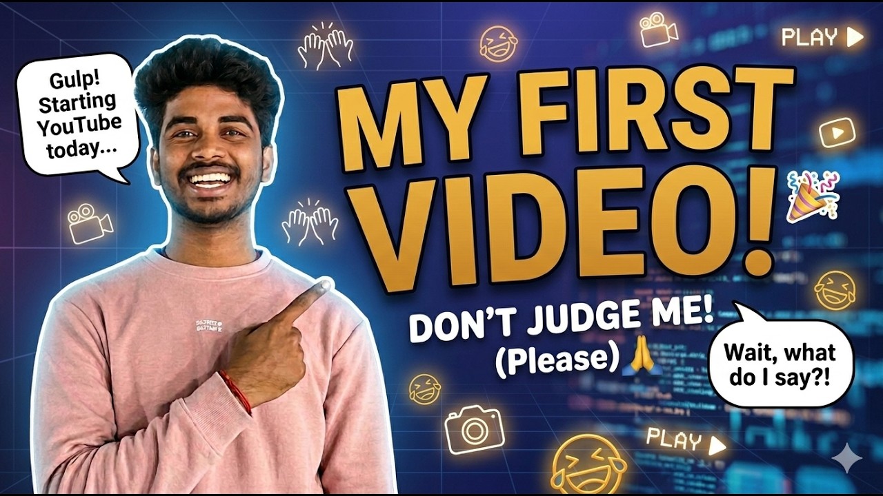 The title of your first video is "this is my first video in my youtube ...