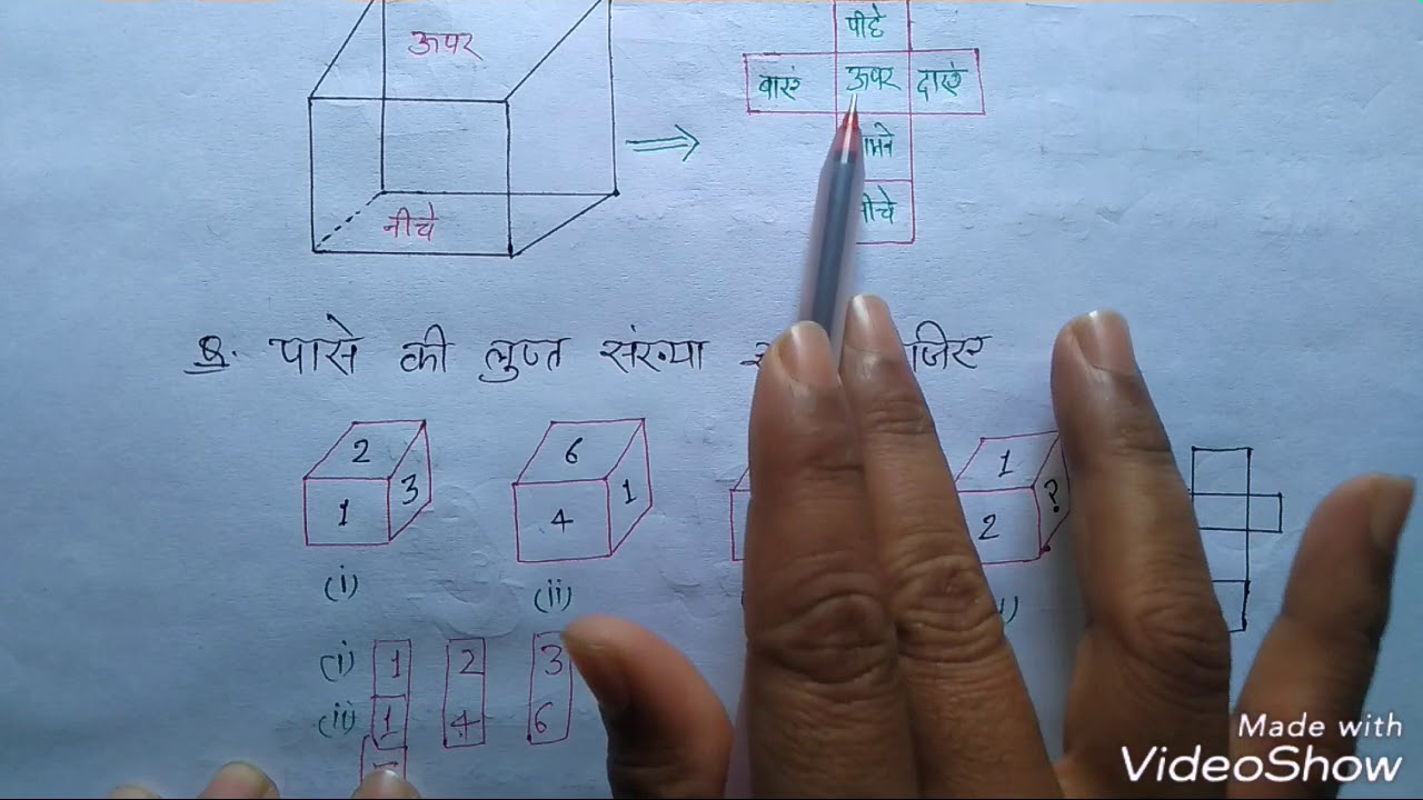 Bed / tet ctet / Reasoning / Dice part3 YouTube