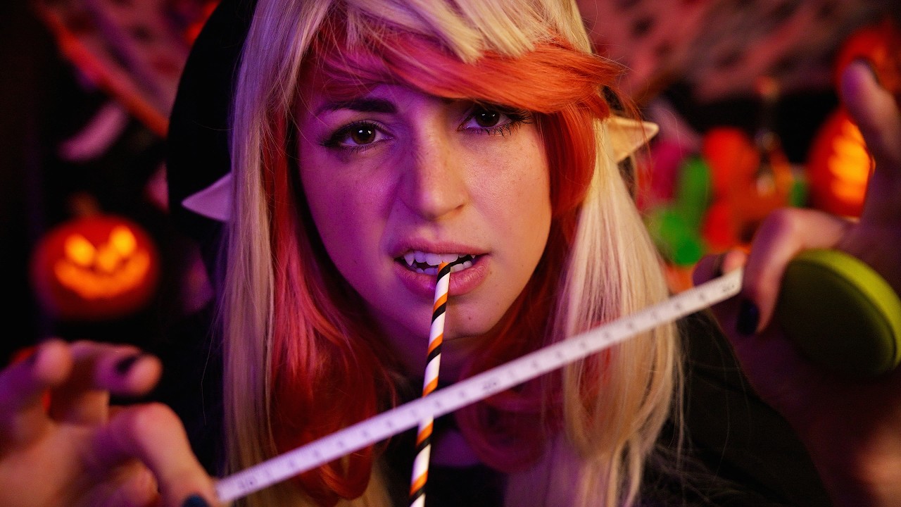 ASMR | Fixing Your Halloween Ears (with Party Ambience)