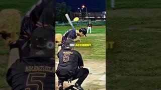 He Accidentally Hit A Triple...😂⚾️