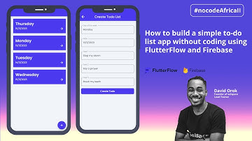 How to build a simple to-do list mobile app without coding using FlutterFlow (Full tutorial 2023)