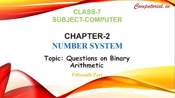 Chapter 2 Number System || Part 15 || Class 7