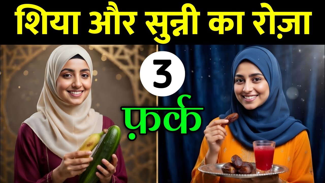 Shia vs Sunni Roza | 3 Bade Farq Jo Aksar Log Nahi Jaante ! Noore hadees 