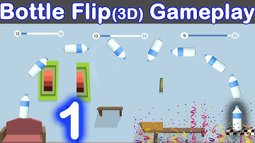 Bottle Flip 3D Gameplay | Walkthrough (IOS , Android) | MG Games