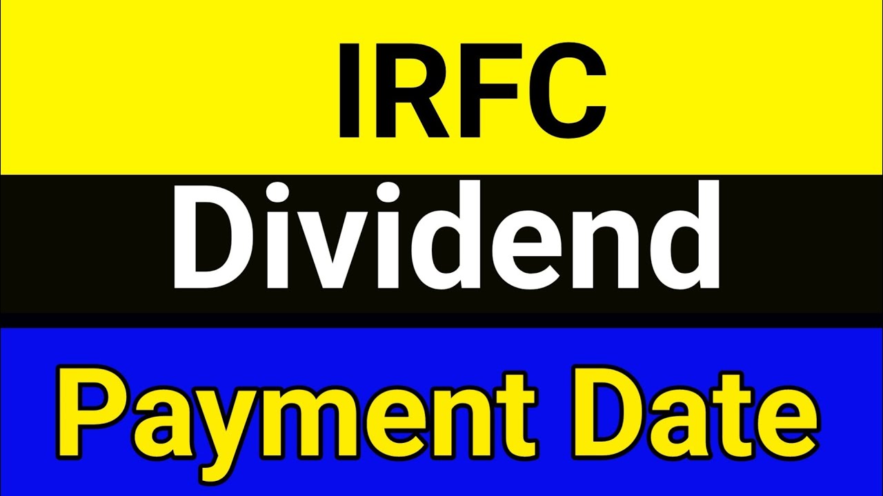 IRFC dividend🪀irfc dividend kab milega🚀 irfc dividend payment date🔥 irfc dividend date