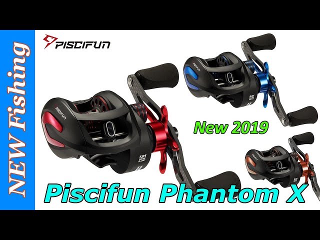 Новинка 2019!!! Мультипликаторная катушка Piscifun Phantom X