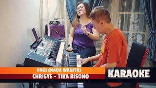 Pagi - Chrisye / Tika Bisono | Karaoke Nada Wanita