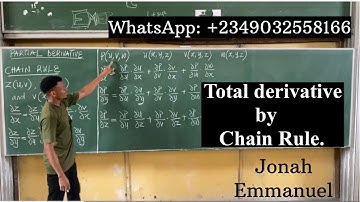 Partial Derivative | Chain Rule #jonahemmanuel #excellenceacademy