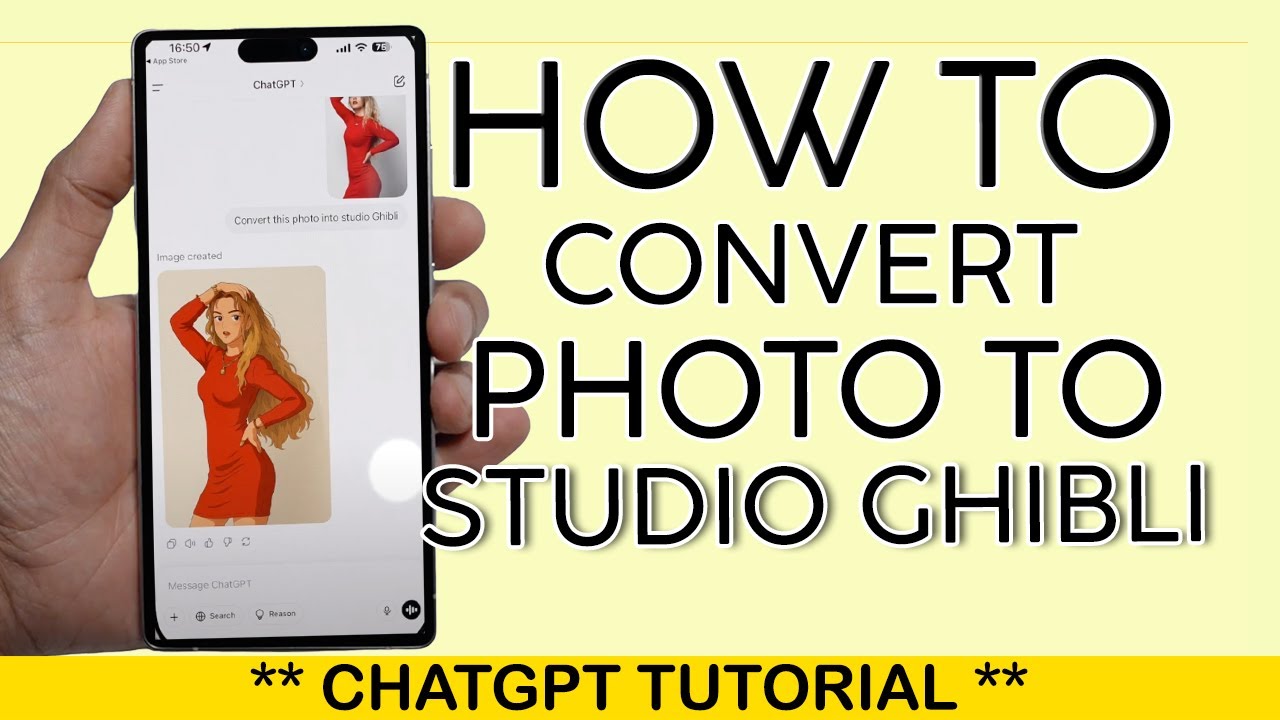 How to Convert Photo into Studio Ghibli Using Chatgpt | ChatGpt Studio  Ghibli Tutorial 2025