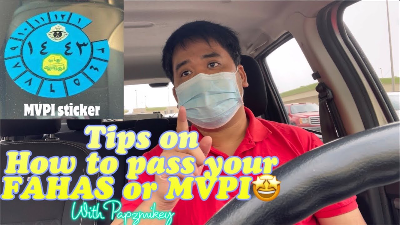 Tips on How to pass your FAHAS or MVPI car inspection on first try in
