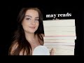 ASMR the 12 books i read in may 💐 monthly reading wrap-up