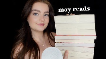 ASMR the 12 books i read in may 💐 monthly reading wrap-up