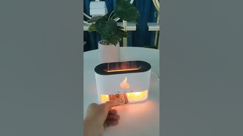 Salt Aroma Diffuser Flame Humidifier with lamp for your relaxation life #shorts #short