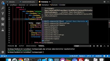 [ Laravel 5.8 ] || Insert data with ReactJs in Laravel