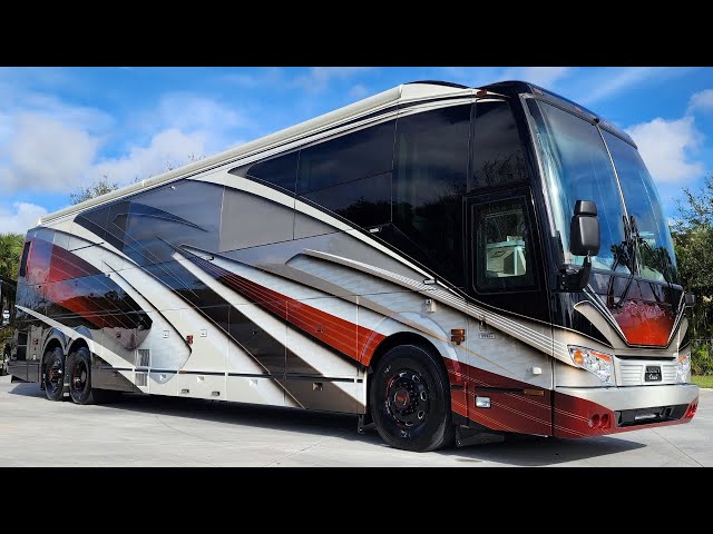 The Most Expensive Motorcoach in the World! 2023 Liberty Coach Artist Series class=