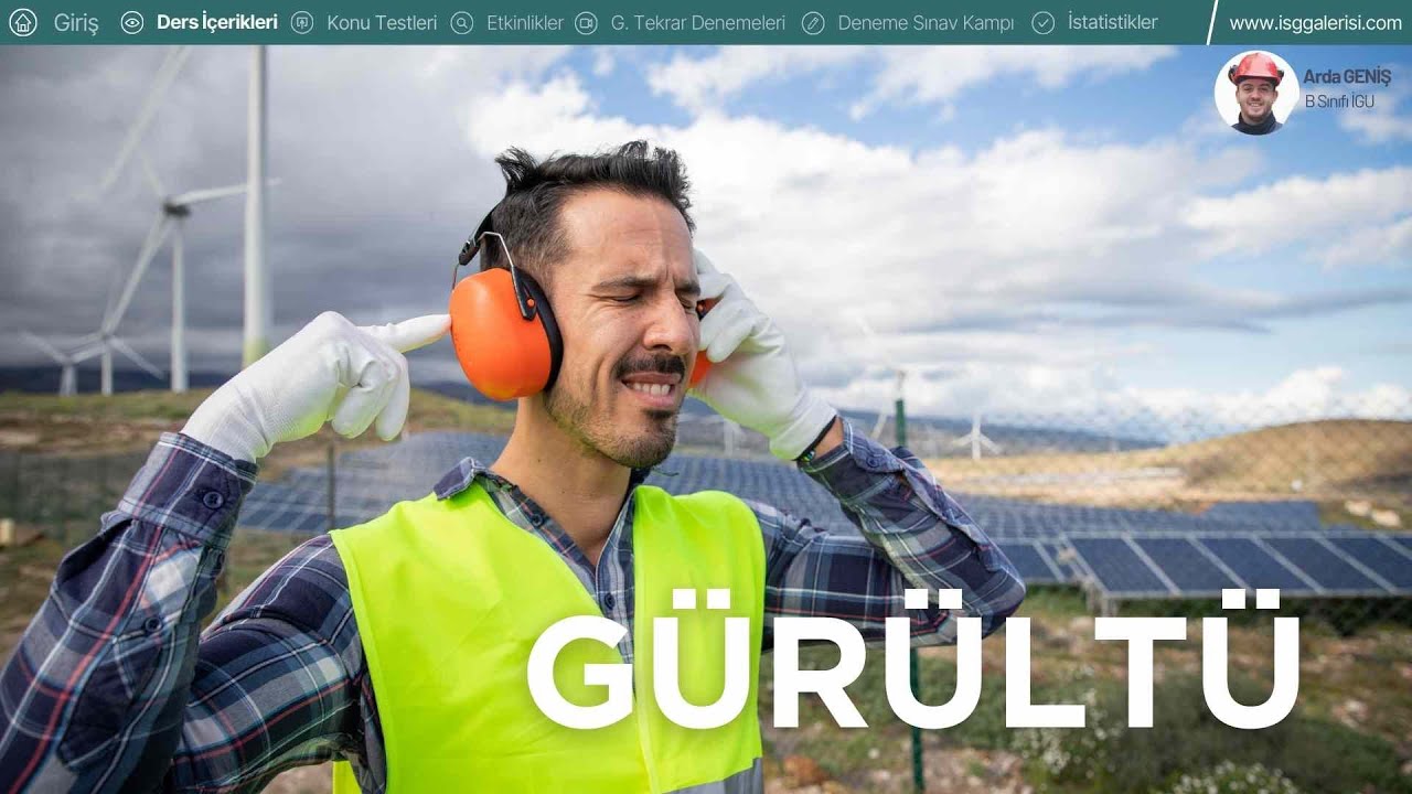 22- 2025 (İSG-1) Çalışanların Gürültü İle İlgili Risklerden Korunmalarına Dair Yönetmelik