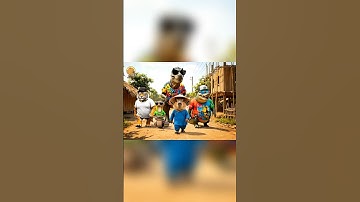 Ông ngoại xây nhà, capybara kêu bạn tới phụ và cái kết #capybara #ai #animal #hoathinh #haihuoc